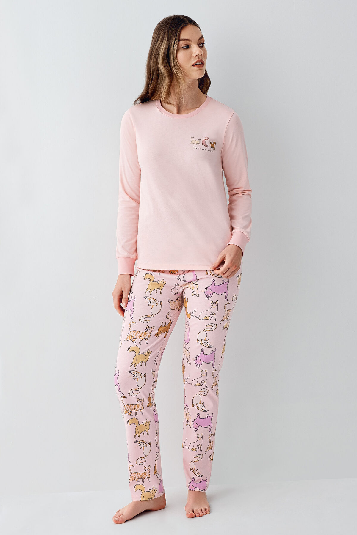 Rolypoly Kadın Pembe Pijama Takımı