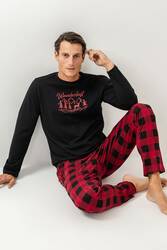 Arnetta Erkek Çocuk Siyah Pijama Takım