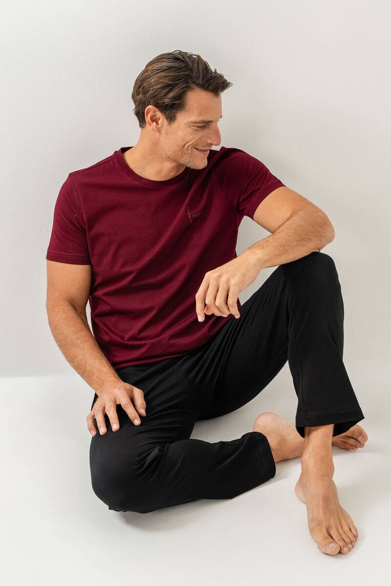 Arnetta Erkek Bordo Pijama Takımı 