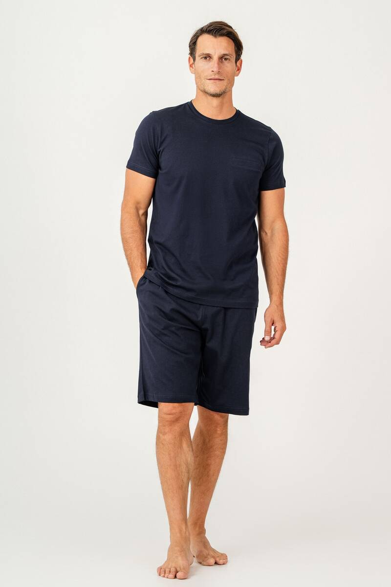 Arnetta Erkek Lacivert Bermuda Takım 