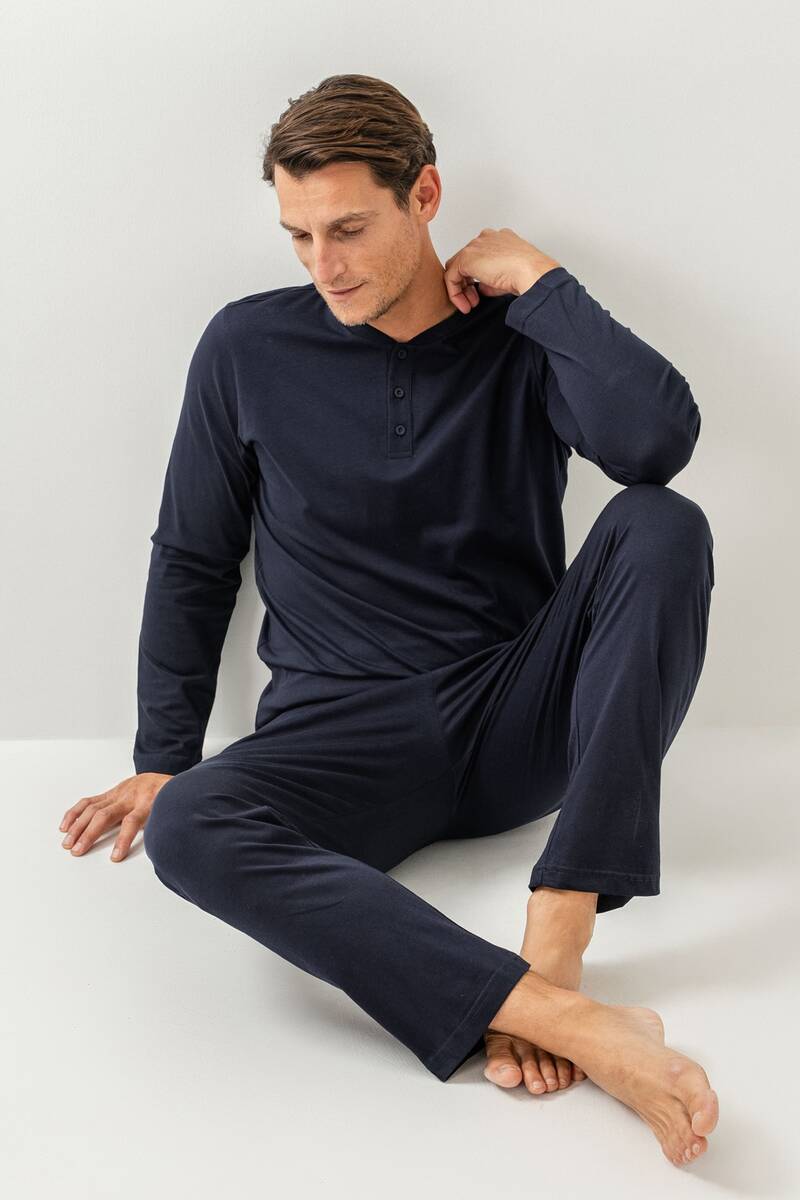 Arnetta Erkek Lacivert Pijama Takımı 