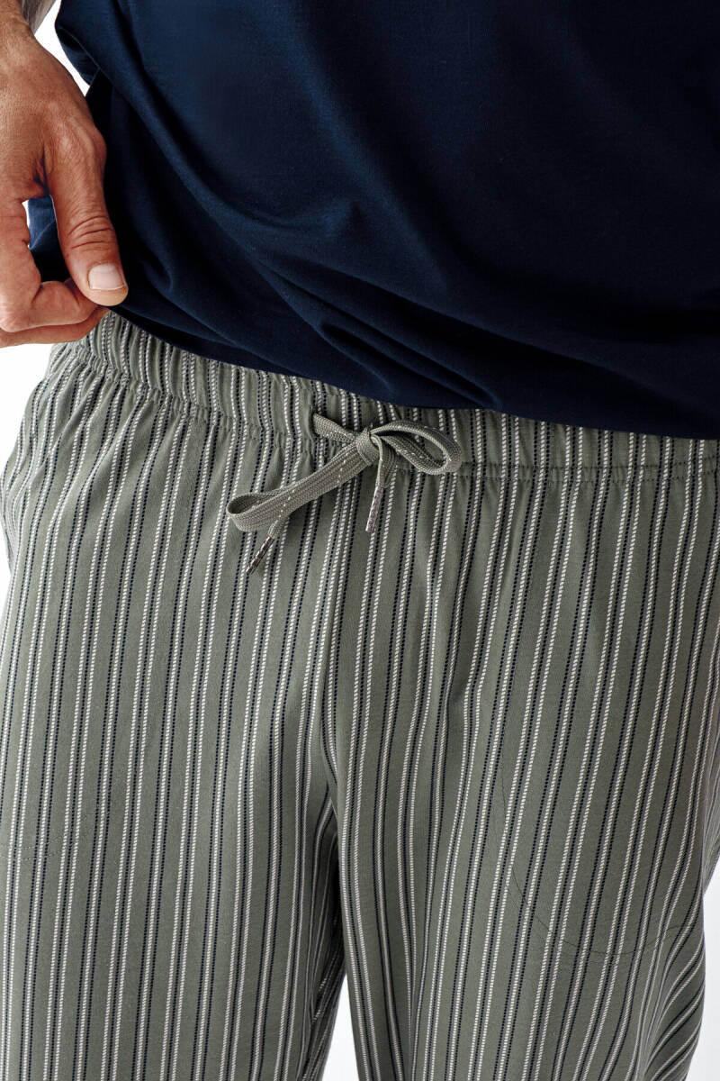 Arnetta Erkek Bisiklet Yaka Lacivert Pijama Takımı AR3011-S-V2 - 3