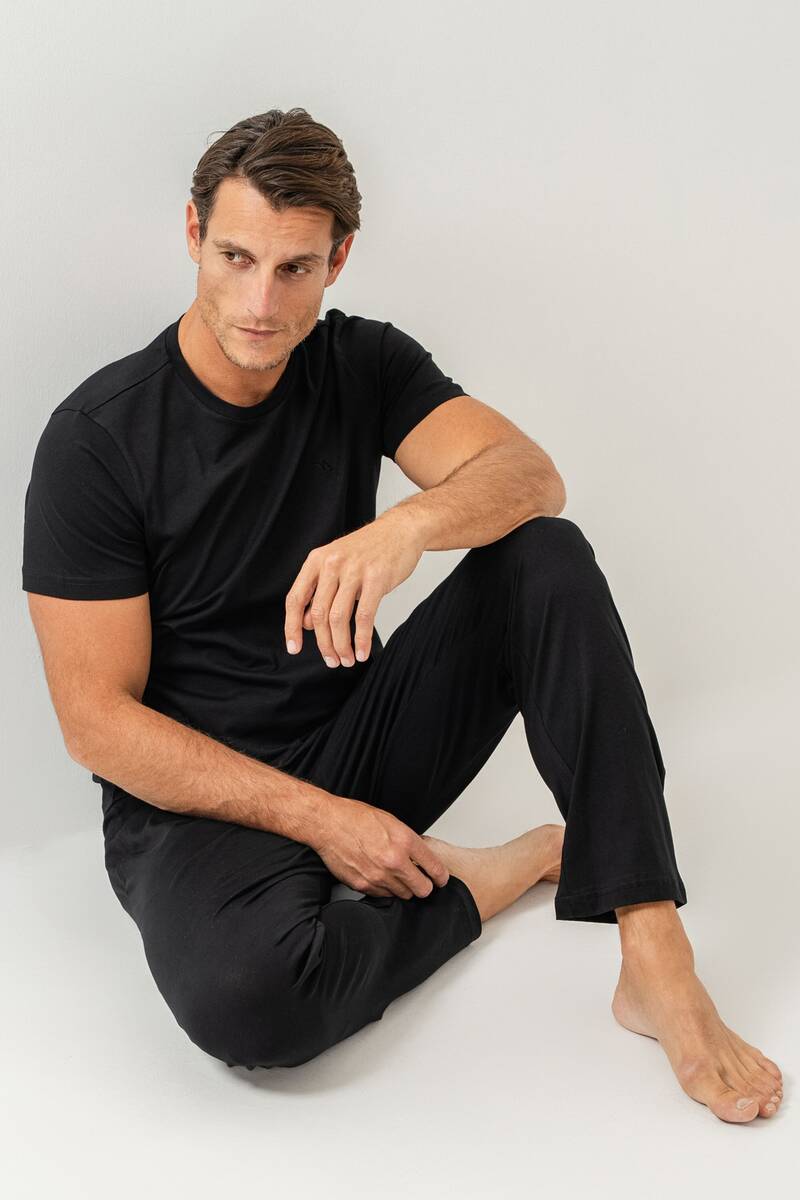 Arnetta Erkek Siyah Pijama Takımı 