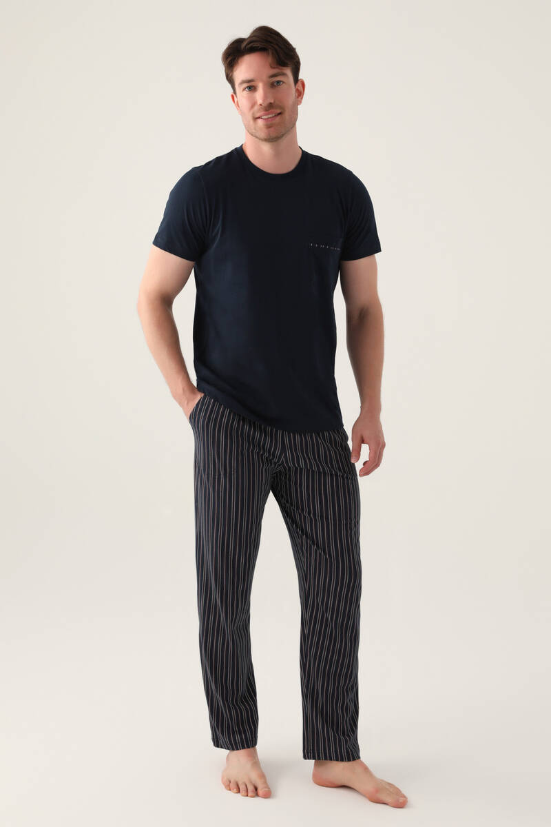 Arnetta Erkek Mavi Pijama Takımı