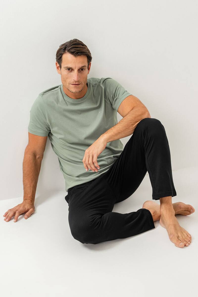 Arnetta Erkek Yeşil Pijama Takımı 