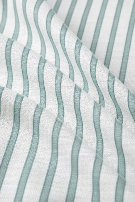 Arnetta Kadın Pamuklu Gömlek Yaka Pigment Baskılı Kışlık Regular Fit Yeşil Gömlek Pijama Takım AR3408-S-V1 - 7