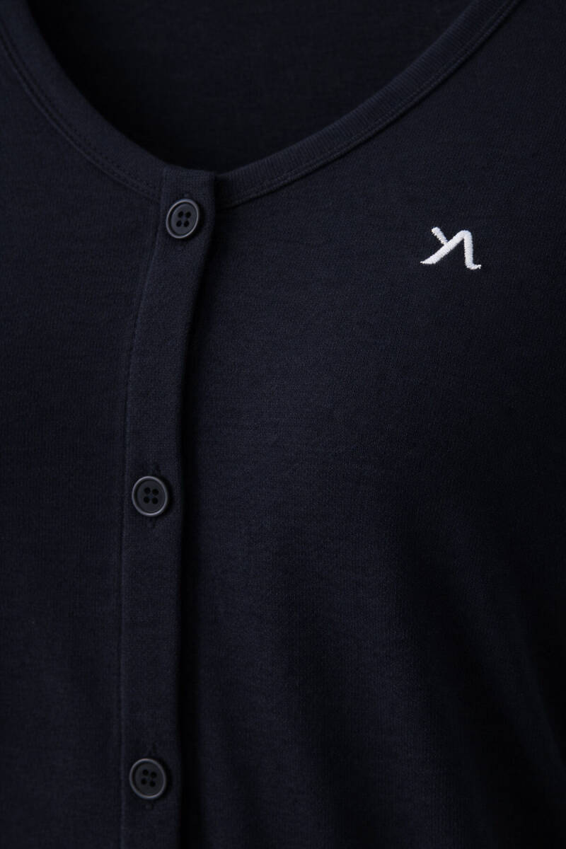 Arnetta Kadın Pamuklu Kışlık Regular Fit Lacivert Pijama Takımı AR3460-S-V1 - 7