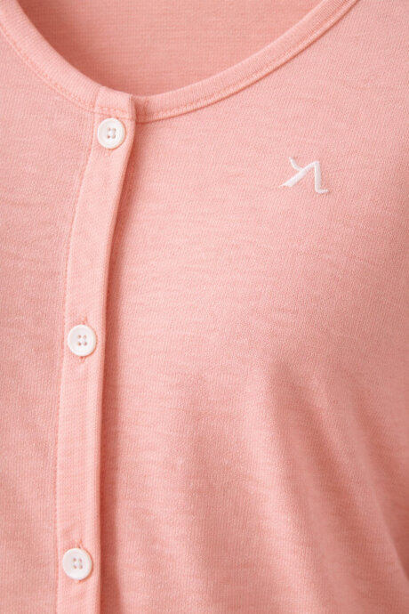 Arnetta Kadın Pamuklu Kışlık Regular Fit Pembe Pijama Takımı AR3460-S-V2 - 6