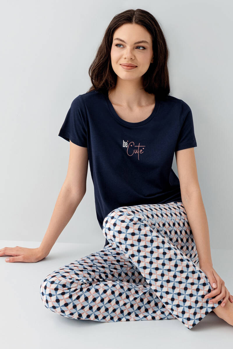 Arnetta Kadın Lacivert Pijama Takım