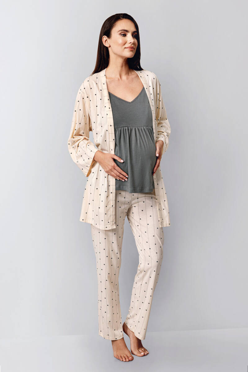 Arnetta Kadın Kışlık Regular Fit Gri Pijama Takımı AR3436-S-V1 - 2