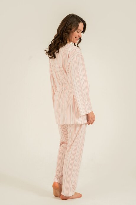 Arnetta Kadın Pamuklu Pembe Braletli Pijama Takımı AR3756-S-V1 - 4