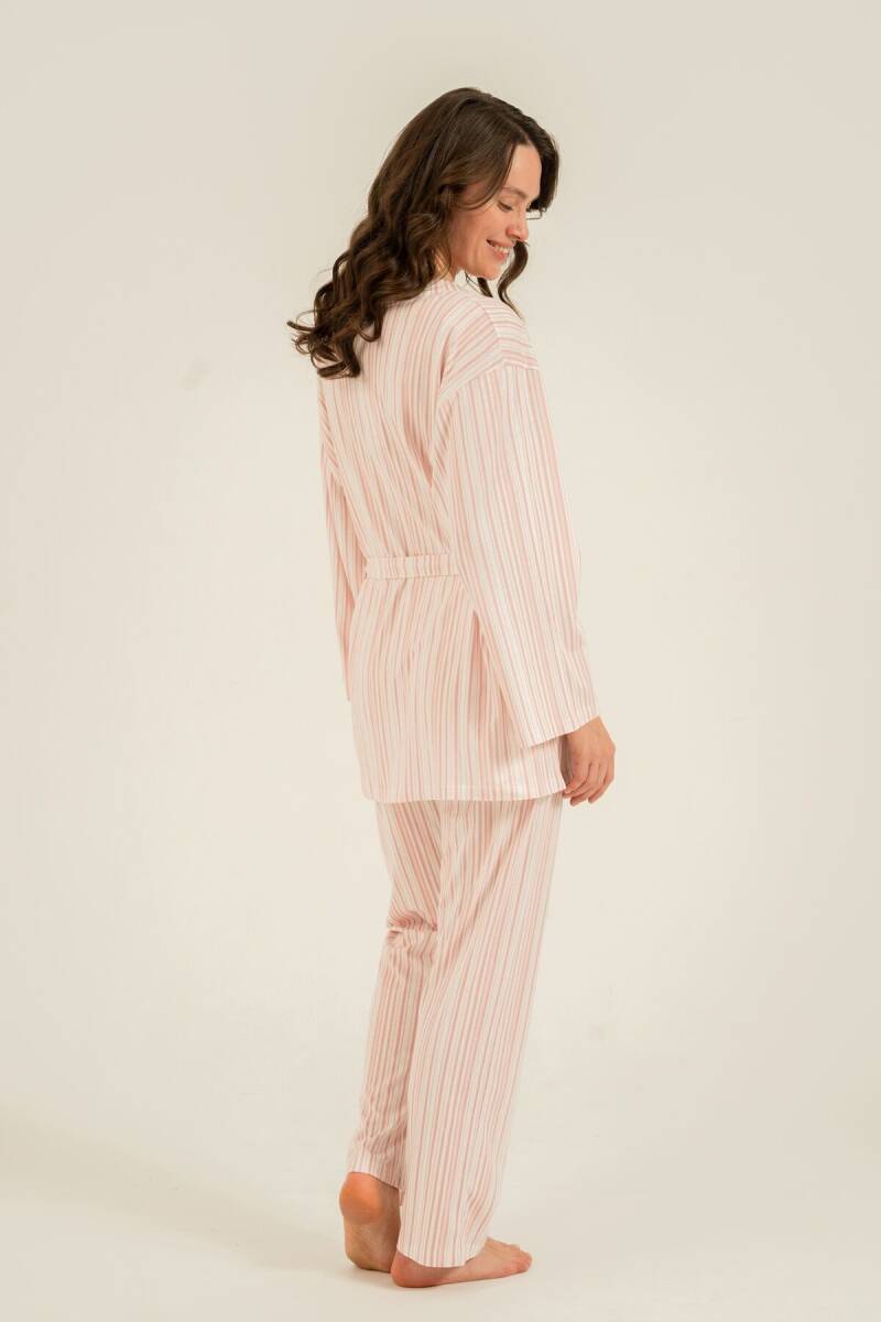 Arnetta Kadın Pamuklu Pembe Braletli Pijama Takımı AR3756-S-V1 - 4