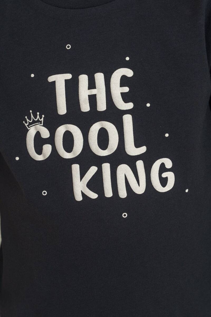Arnetta The Cool King Baba Oğul %100 Pamuk Lacivert Uzun Kol Pijama Takım AR3821-A-V1 - 7