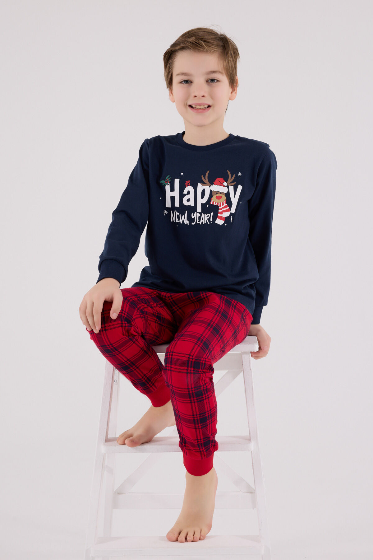 Rolypoly Erkek Çocuk Lacivert Pijama Takımı