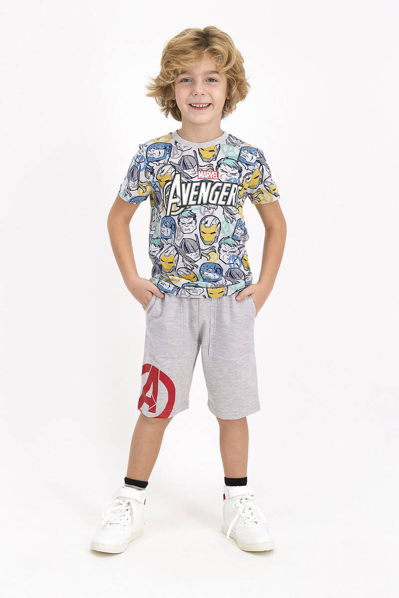 Disney Lisanslı Marvel'S Avengers Karmelanj Erkek Çocuk Bermuda Takım