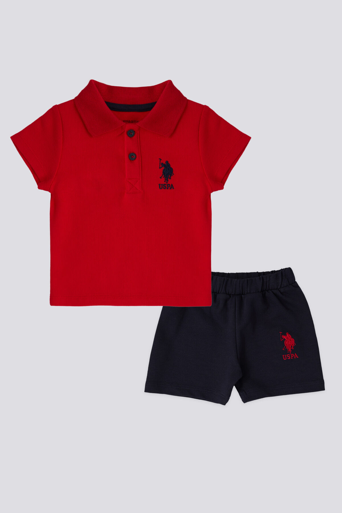U.S. Polo Assn Erkek Bebek Kırmızı Takım