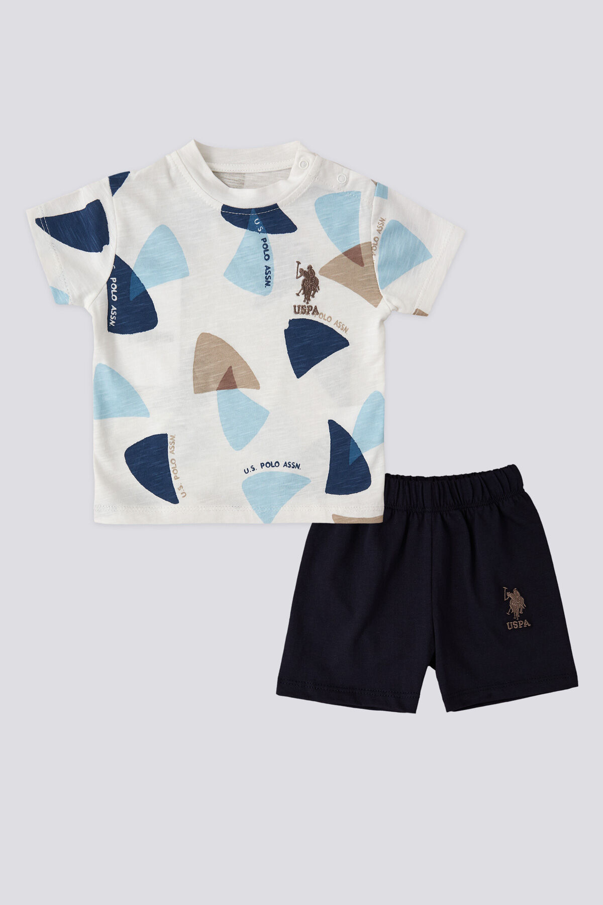 U.S. Polo Assn Erkek Bebek Krem Takım