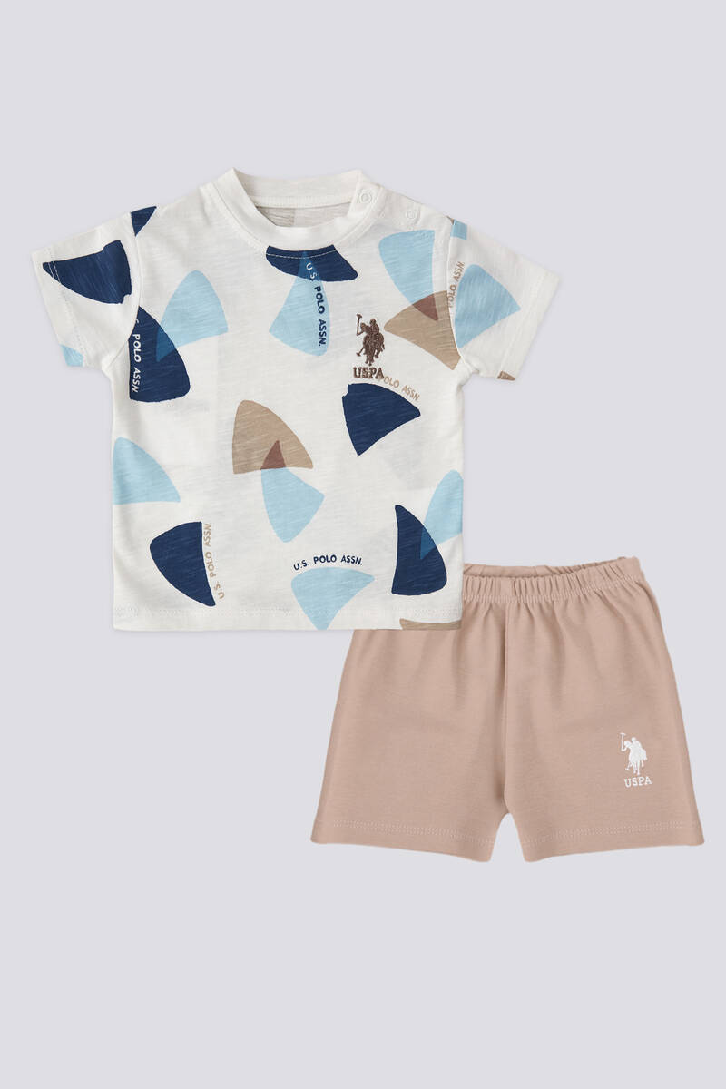 U.S. Polo Assn Erkek Bebek Krem Takım
