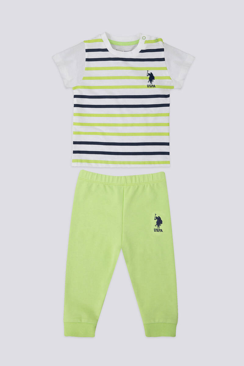 U.S. Polo Assn Kız Bebek Yeşil Takım