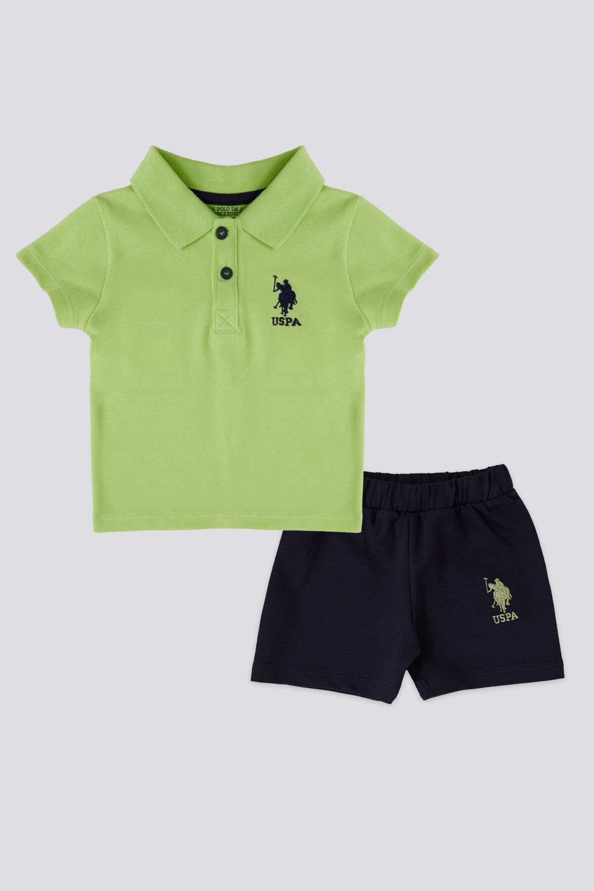 U.S. Polo Assn Erkek Bebek Yeşil Takım