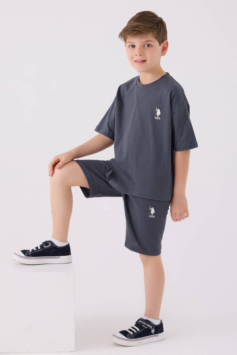 U.S. Polo Assn. Erkek Çocuk Antasit Bermuda Takım U.S. Polo Assn. Erkek Çocuk Antasit Bermuda Takım
