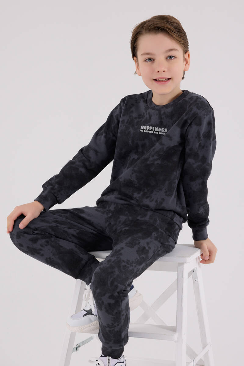 Rolypoly Erkek Çocuk Antrasit Eşofman Takımı