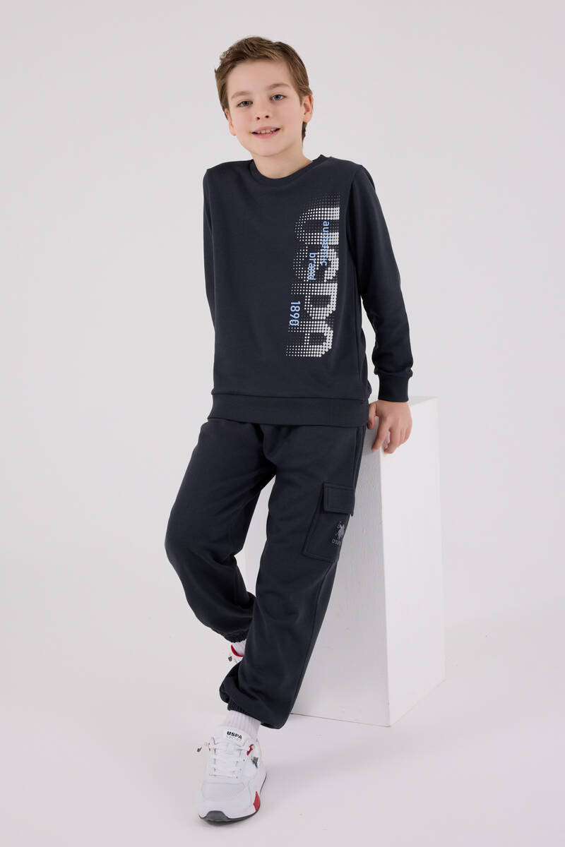 U.S. Polo Assn Erkek Çocuk Antrasit Eşofman Takımı