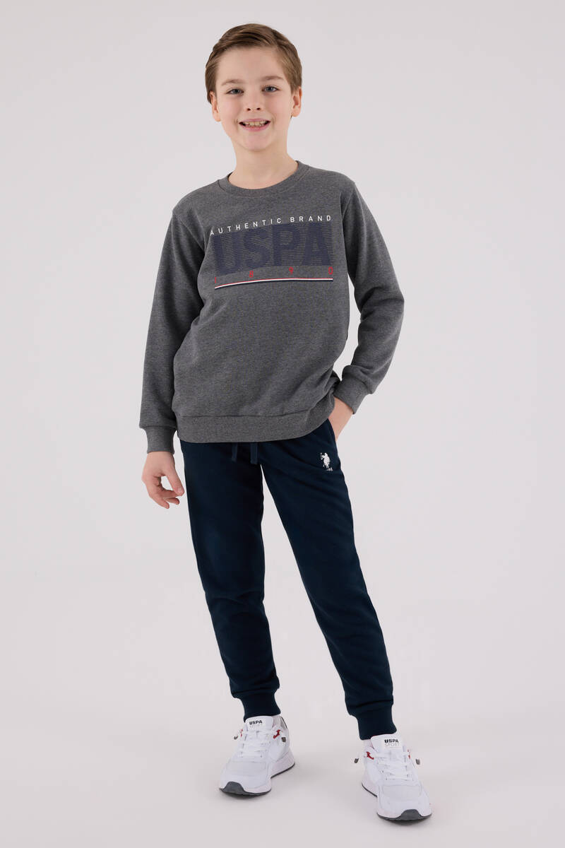 U.S. Polo Assn Erkek Çocuk Antrasit Eşofman Takımı