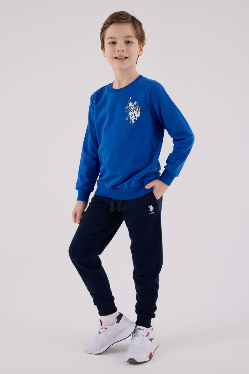 U.S. Polo Assn Erkek Çocuk Mavi Eşofman Takımı