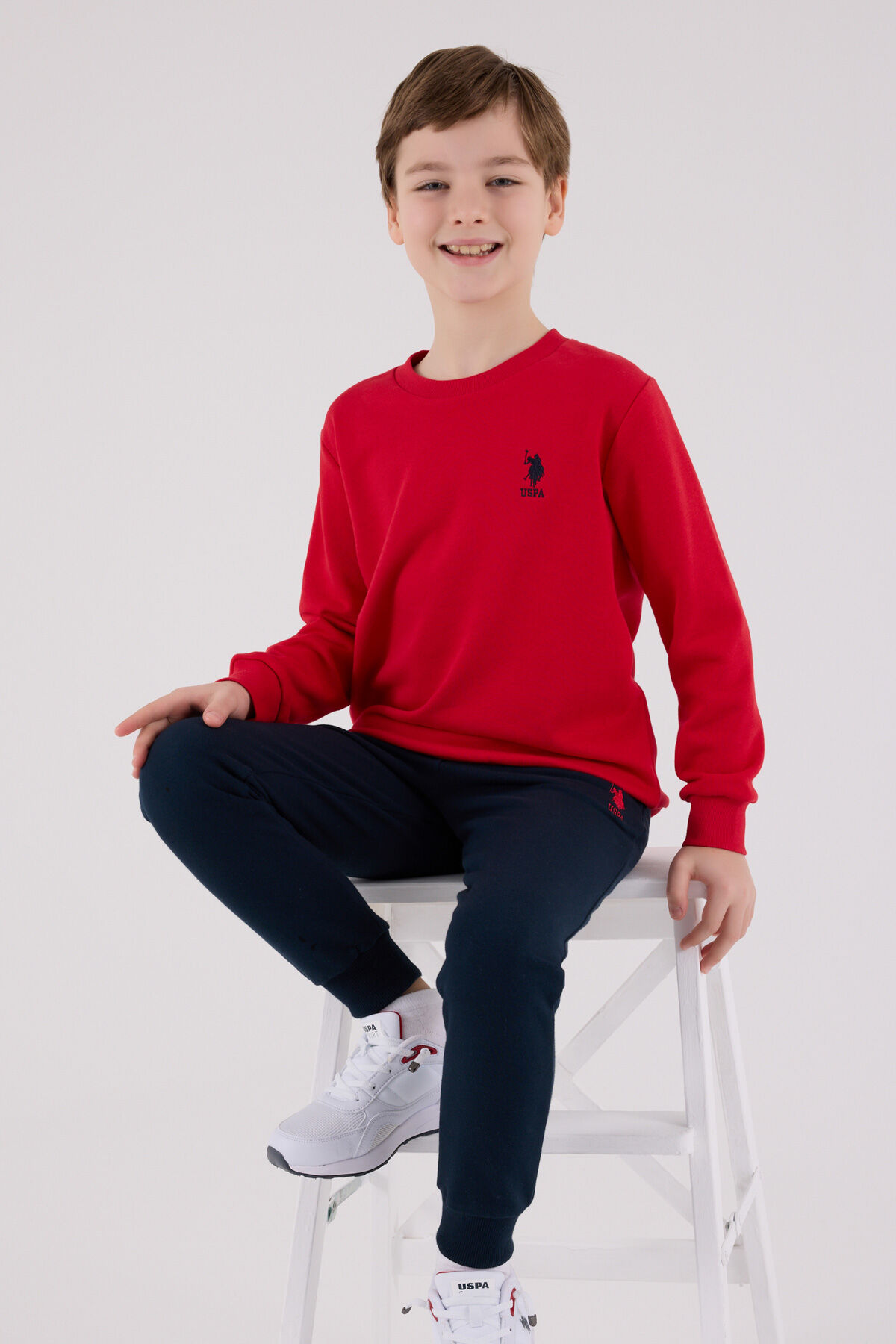 U.S. Polo Assn Erkek Çocuk Kırmızı Eşofman Takımı
