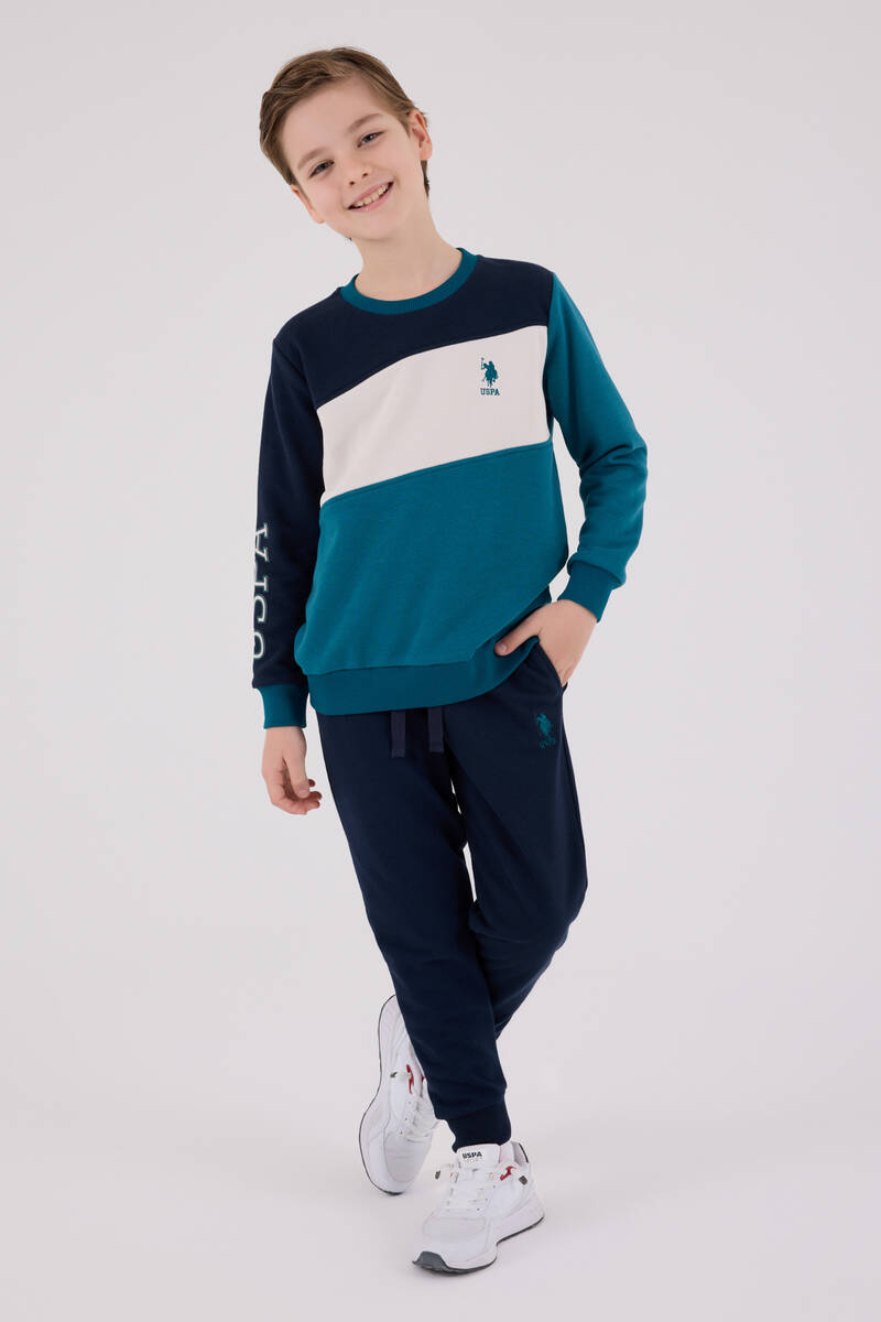 U.S. Polo Assn Erkek Çocuk Yeşil Eşofman Takımı