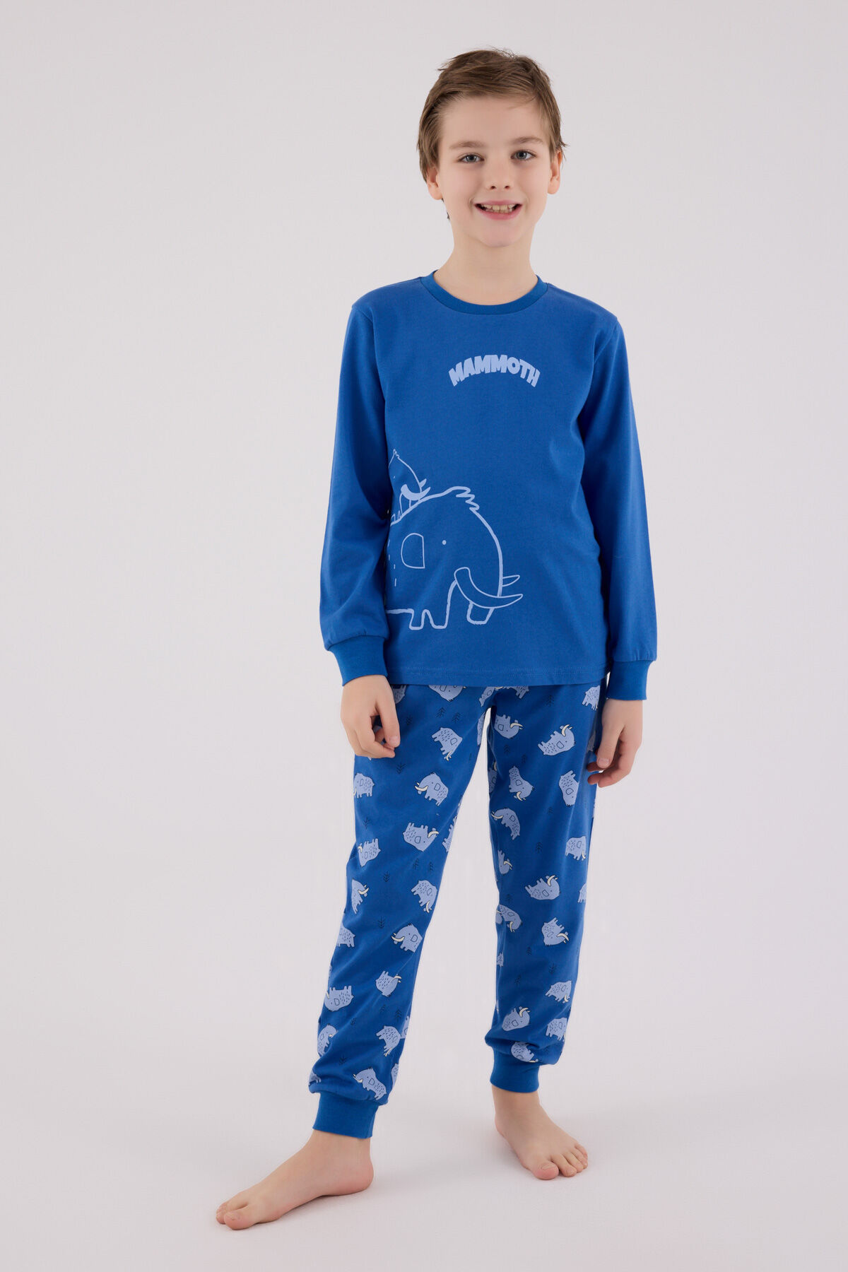 Rolypoly Erkek Çocuk Mavi Pijama Takımı