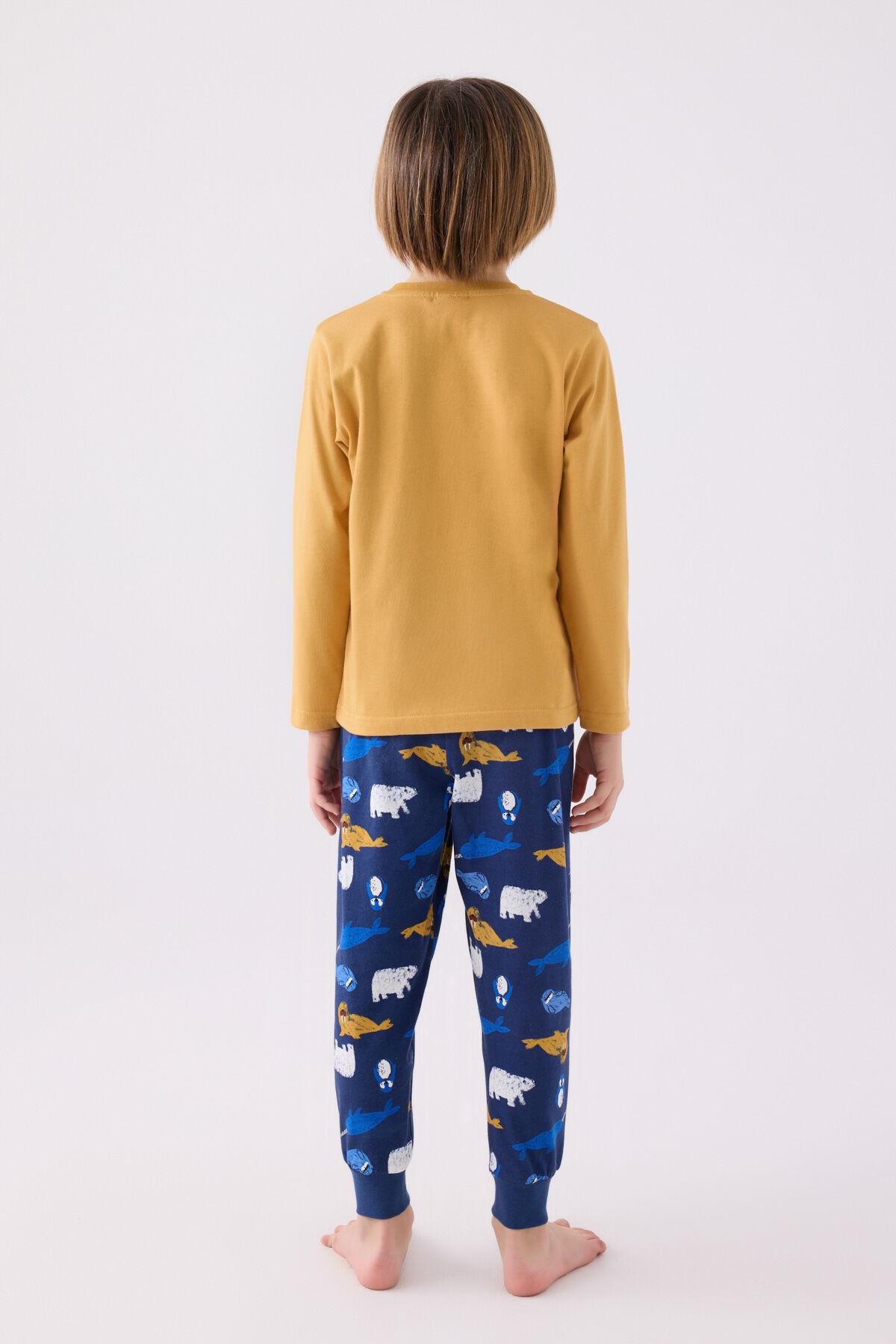 Rolypoly Erkek Çocuk Sarı Pijama Takımı