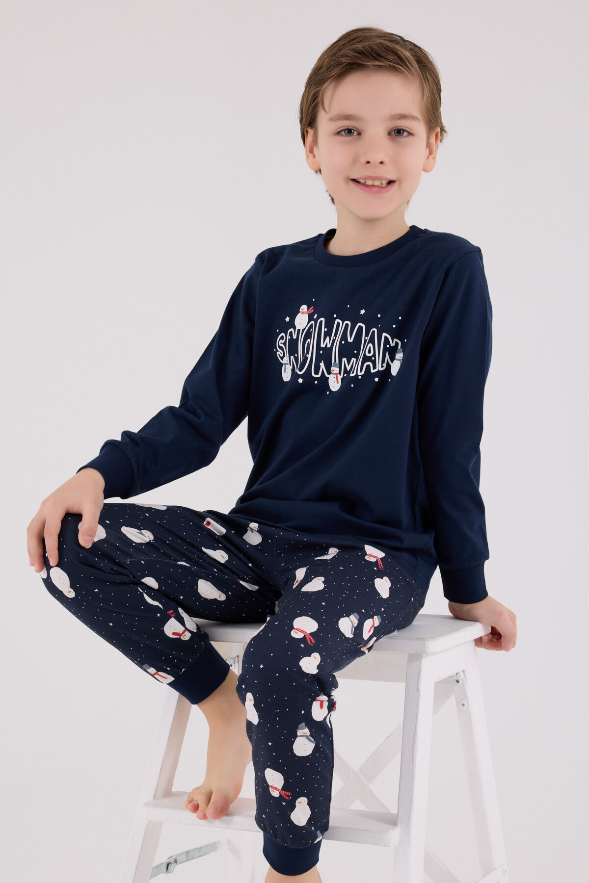 Rolypoly Erkek Çocuk Lacivert Pijama Takımı