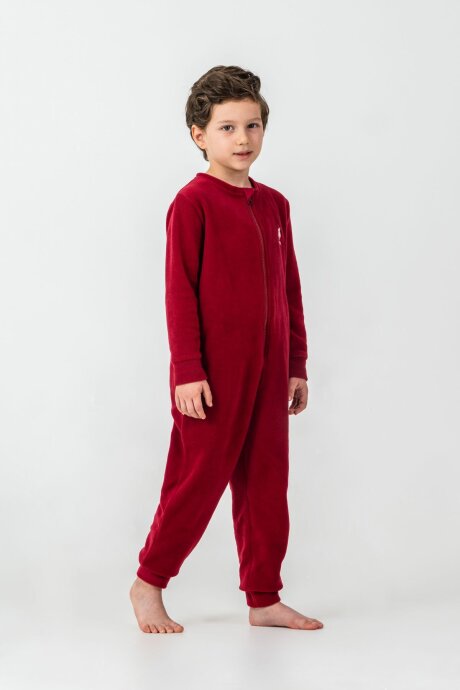 U.S. Polo Assn. Erkek Çocuk Kışlık Regular Fit Bordo Tulum US2237-C-V1 (1)