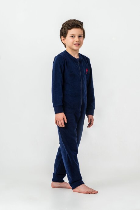 U.S. Polo Assn. Erkek Çocuk Kışlık Regular Fit Lacivert Tulum US2237-C-V3
