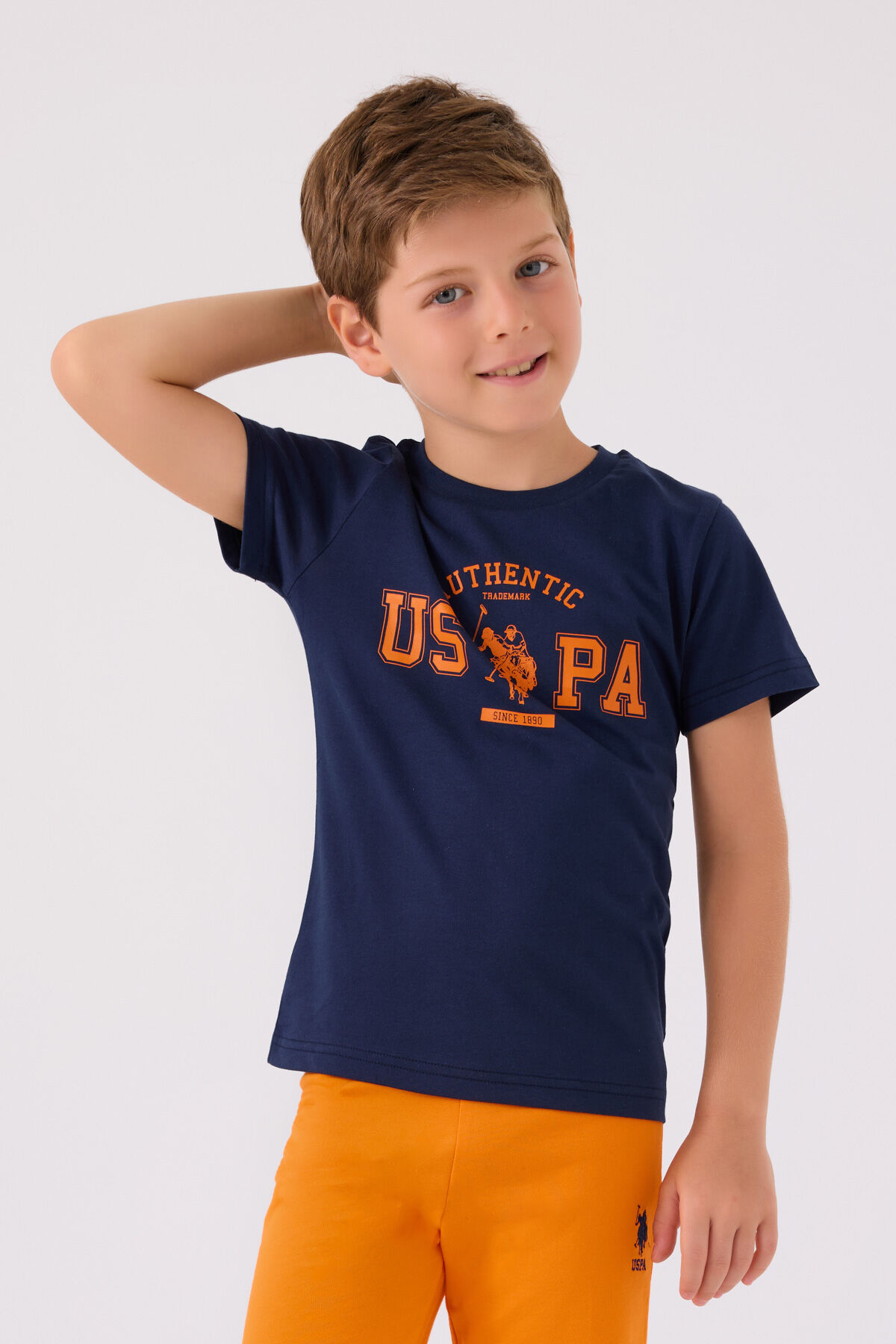 U.S. Polo Assn Erkek Çocuk Lacivert Bermuda Takım