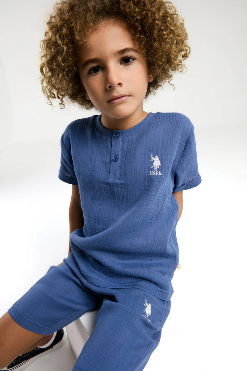 U.S. Polo Assn. Erkek Çocuk Yeşil Bermuda Takım U.S. Polo Assn. Erkek Çocuk Yeşil Bermuda Takım