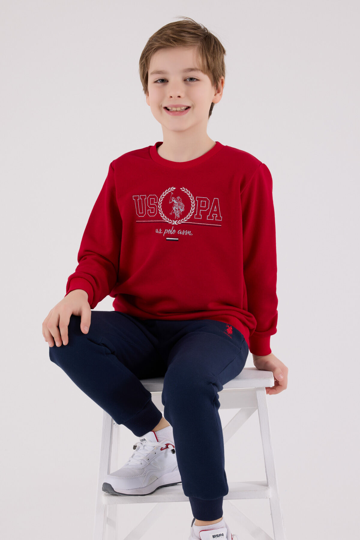 U.S. Polo Assn Erkek Çocuk Kırmızı Eşofman Takımı