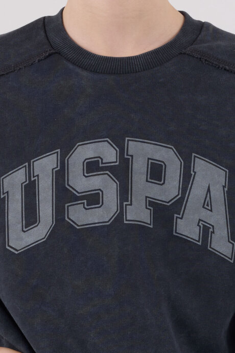 U.S. Polo Assn. Erkek Çocuk Pamuklu Kışlık Regular Fit Gri Eşofman Takımı US2229-C-V3 - 6
