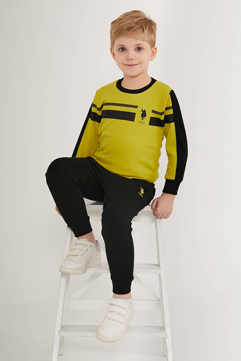 U.S. Polo Assn Erkek Çocuk Yeşil Eşofman Takımı