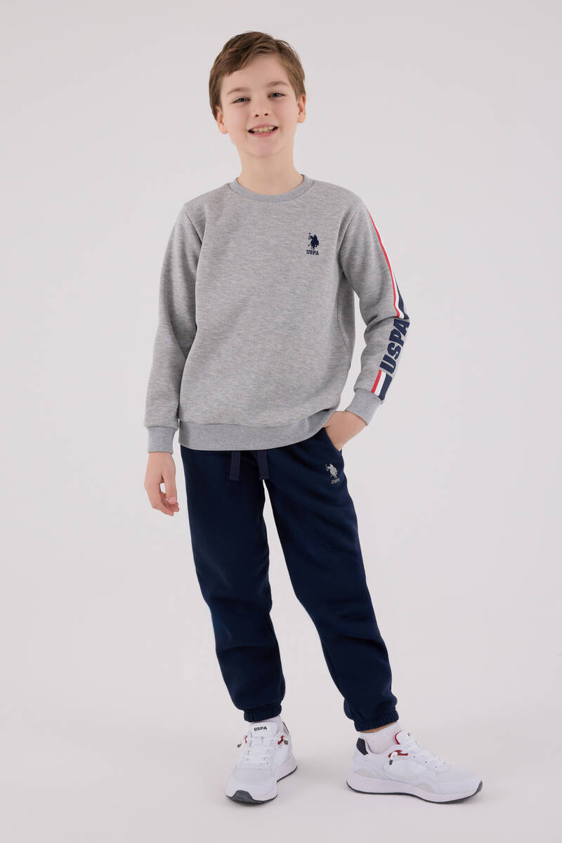U.S. Polo Assn Erkek Çocuk Gri Eşofman Takımı