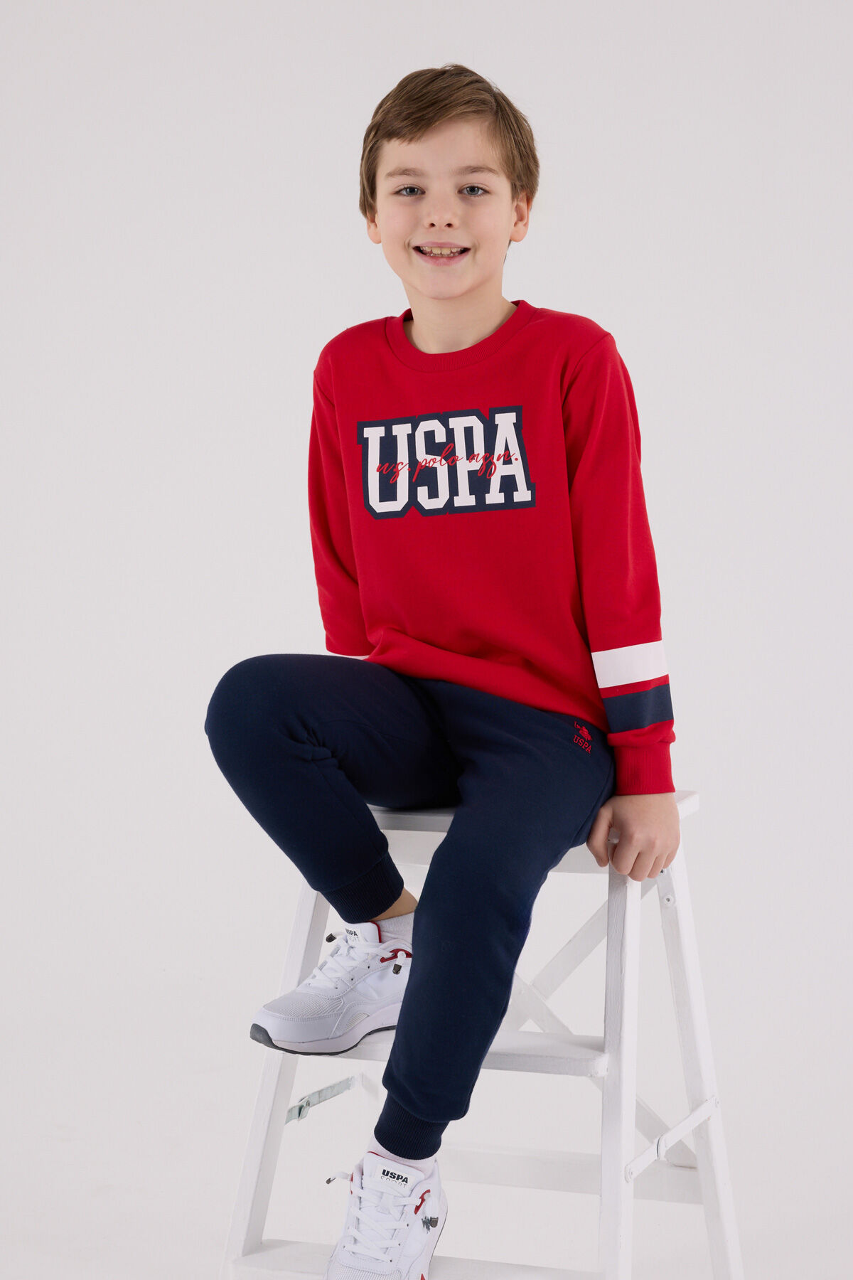 U.S. Polo Assn Erkek Çocuk Kırmızı Eşofman Takımı