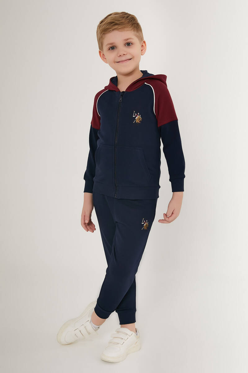 U.S. Polo Assn Vintage Lacivert Erkek Çocuk Eşofman Takımı
