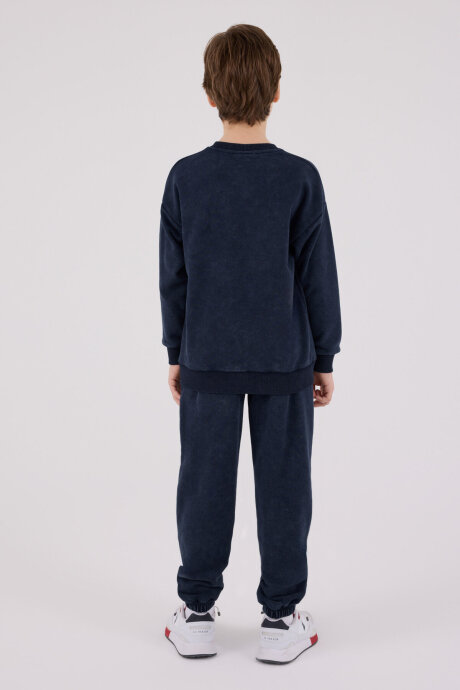 U.S. Polo Assn. Erkek Çocuk Kışlık Regular Fit Lacivert Eşofman Takımı US2229-C-V2 - 5