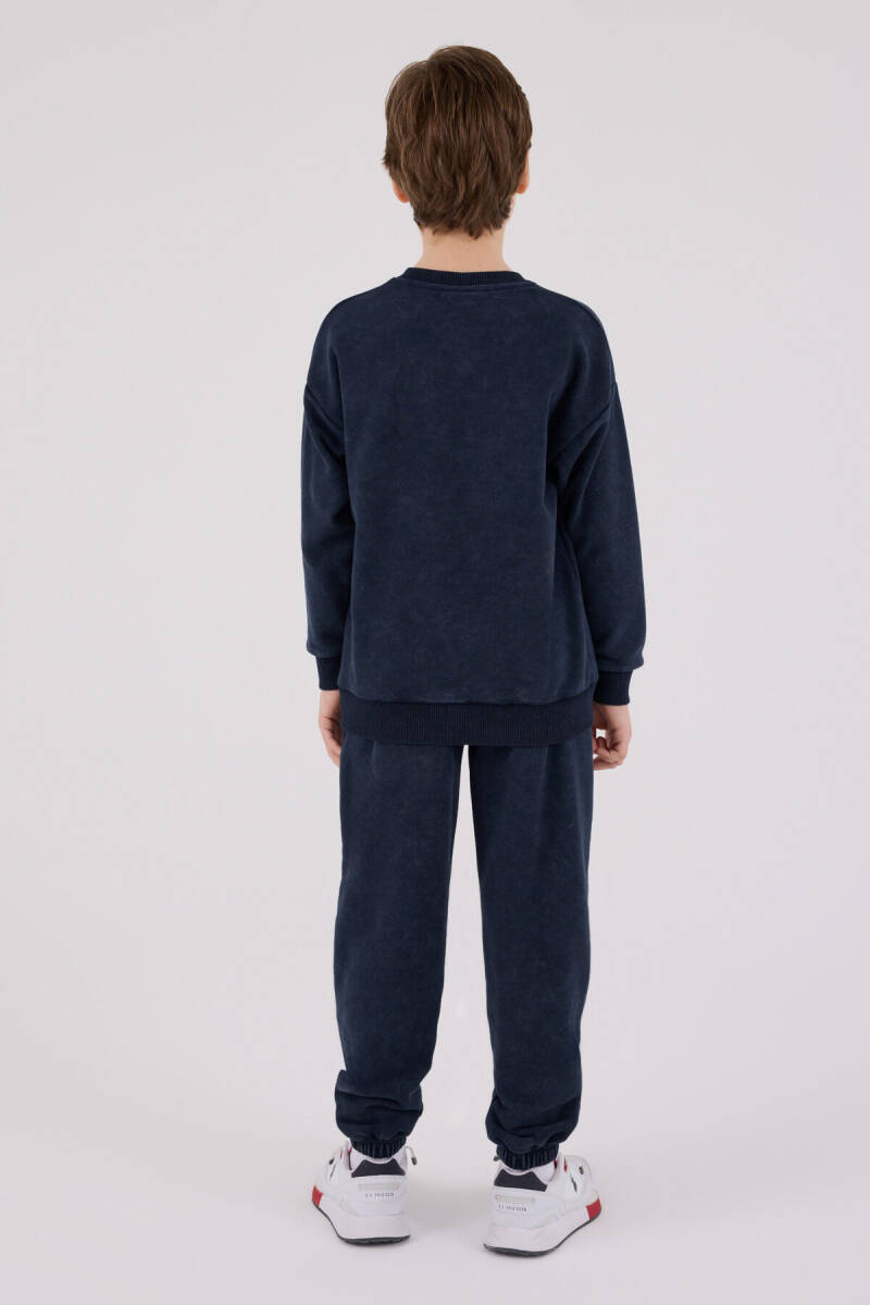 U.S. Polo Assn. Erkek Çocuk Kışlık Regular Fit Lacivert Eşofman Takımı US2229-C-V2 - 5