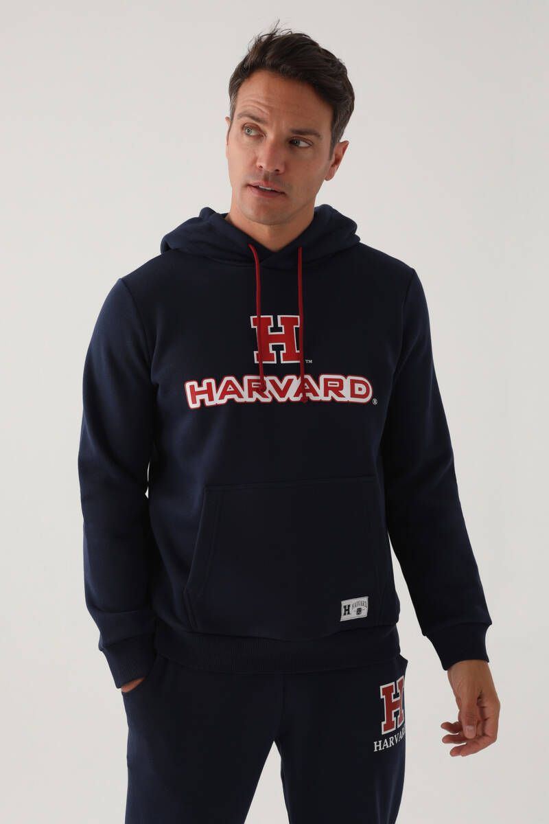 Harvard Lacivert Erkek Sweatshirt