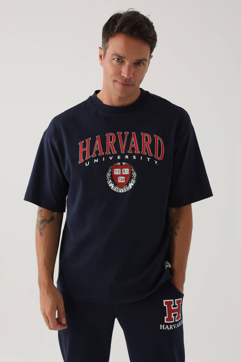 Harvard Erkek Lacivert Erkek Tshirt