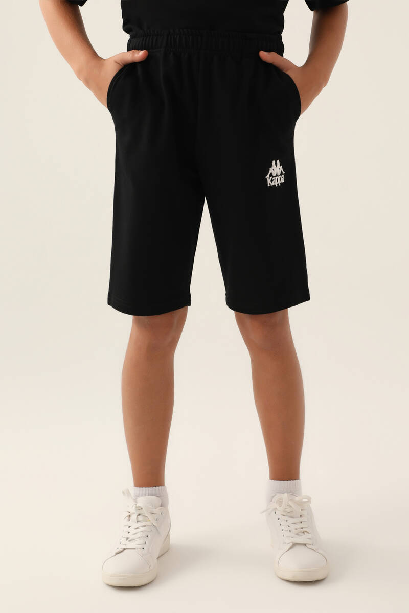 Kappa Short Siyah Erkek Çocuk Bermuda