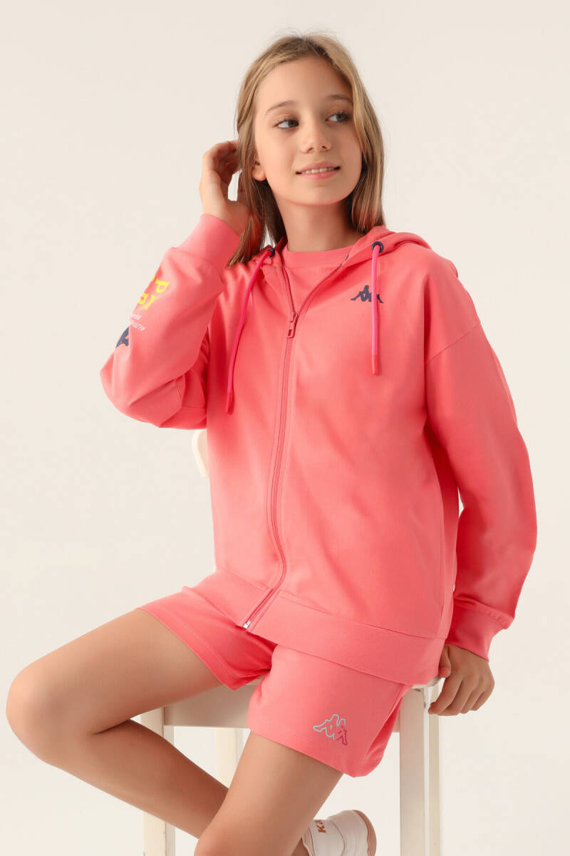 Kappa Kız Çocuk Yazlık Regular Fit Pembe Hırka 381Y65W-C-V2 - 3